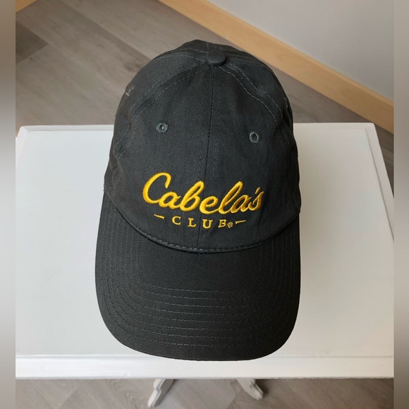 Cabela’s Club Grey Logo Baseball Cap Hat - Picture 2 of 10